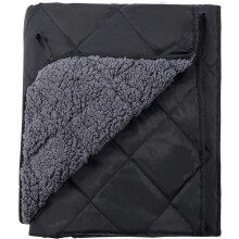 REDCAMP Waterproof Camping Blanket Thermal with Sherpa Lining, 150x126 cm Windproof Outdoor Blanket for Cold Weather Winter Stadium Travel