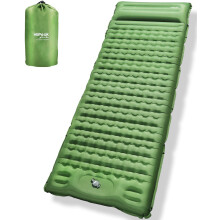 HiiPeak Sleeping Pad - Ultralight Inflatable Sleeping Mat with Built-in Foot Pump, Compact Waterproof Camping Air Mattress for Camping, Backpacking,