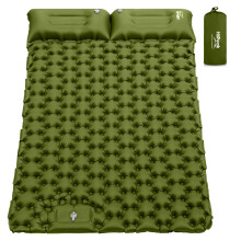 HiiPeak Camping Sleeping Pad, Ultralight Camping Mat with Pillow Built-in Foot Pump Inflatable Sleeping Pads Compact for Backpacking Hiking Traveling