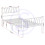 Seconique Harlow 3ft Single Metal Bed Frame - Silver 5