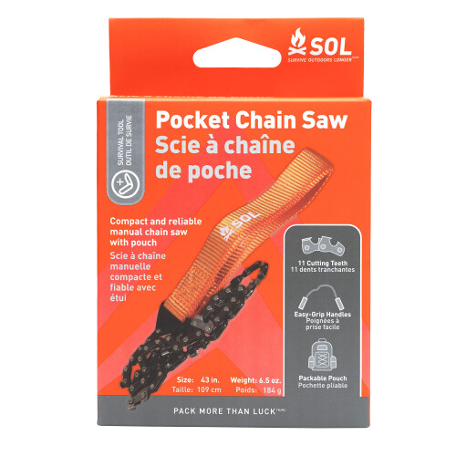SOL? Pocket Chain Saw with Pouch