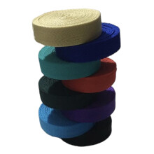 Majestic Ally 1" and 1.5" Wide in 2 and 5 Yards Length Set of 8 Colors Polypropylene Webbing for DIY Projects (1.5" 5 Yards)