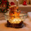 Christmas bull lantern Highland cow theme warm light 4