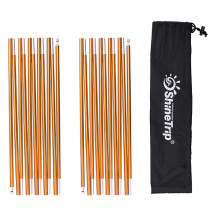 Azarxis Tent Pole Replacements Set of 2, Aluminum Tent Rod with Elastic Shock Corded Adjustable Tent Support Frames Repair Kit Tent Accessories