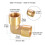 Brass Elbow Connector Threaded Gold 3 Types 2