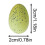 Easter Eggs Plastic Assorted Colors 36PCS 4