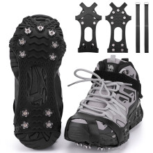 Trusiel Ice Snow Grips,Anti-Slip Shoes Ice Gripper 1 Pair Snow Walk Traction Cleats Winter Walker Traction Device for Walking on Ice Snow fit Snow &