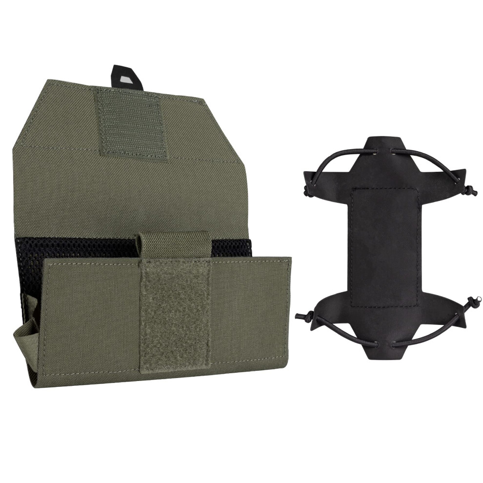 Idogear Tactical Molle Phone Pouch Camo Chest Cell Phone Holder For Vest Molle Plate Utility Military Small Pouch Phone Carrier Universal Screen Size 5051224390526