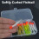 Soft Plastic Fishing Lures Set with Barbed Hooks 12pcs 6