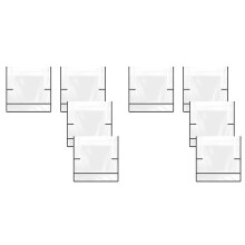 8 Pcs Salon Chair Cover Protectors Clear Chair Covers Equipment Salon Chair Cover for Most Salon Chairs Office Chairs