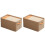2X Multi-Functional Closet Organizer,Steel Ring Storage Box, Fabric Folding Bedroom Wardrobe Clothes Storage Box A 1
