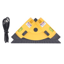 Floor Line Level Blue Lighting Right Angle Tile Level Tool Self Leveling High Accuracy Square Line Leveler