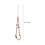 Soimiss Beaded Phone Charm Strap Stone Coffee 1Pack 2