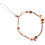 Soimiss Beaded Phone Charm Strap Stone Coffee 1Pack 4