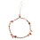 Soimiss Beaded Phone Charm Strap Stone Coffee 1Pack 5