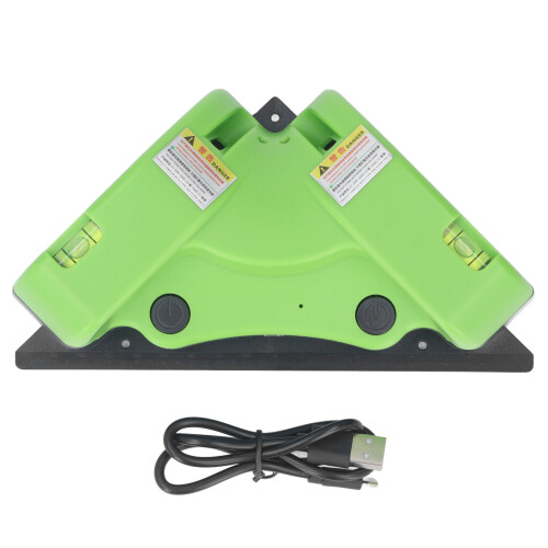 90?? Line Level High Accuracy Multifunctional Floor Tile Blue Lighting Right Angle Leveler
