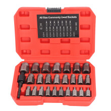 27Pcs Screw Extractor Hex Broken Screw Remover Tool Set Kit for Repair Maintenance