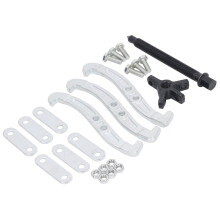 150mm 3 Claw Puller Carbon Steel Spiral Rod Double Hole Removal Tool for Gears Bearings Pulleys
