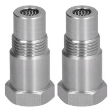 2Pcs Oxygen Sensor Adapter Welding Plug Engine Auxiliary with Filter Auto Parts M18x1.5