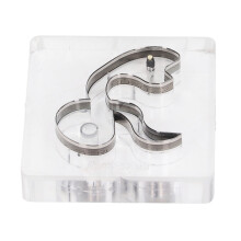 Snake Shape Cutting Die 63x57mm Alloy Steel High Hardness Sharply Leather Punching Mold for DIY Processing