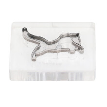 Tiger Shape Leather Cutting Die Hollow Acrylic Alloy Steel Leather Belt Punching Cutting Mold Tool
