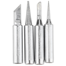 4Pcs Soldering Iron Tips Copper Solder Station Constant Temperature Welding Head 936 Silver