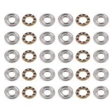 10pcs Thrust Ball Bearing Miniature High Precision Flat Steel Bearings Set (F6-14M 6x14x5mm)