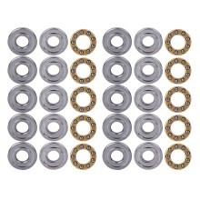 10pcs Thrust Ball Bearing Miniature High Precision Flat Steel Bearings Set
