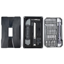 69Pcs Accurate Screwdriver Kit Magnetic 4x28mm Matte Chrome Long Diameter Reducing Bits JM?8173