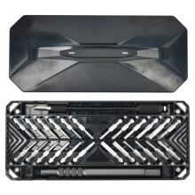Accurate Screwdriver Kit Magnetic Repair Tool Set H4x28mm S2 Matte Chrome Deep Hole Bit JM?8175