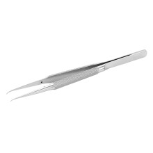 Welding Repair Tweezers Stainless Steel Fine Tip Tweezers for Electronic Mainboard Maintenance Elbow Tip