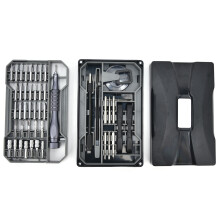 73Pcs Accurate Screwdriver Kit Magnetic 4x28mm Matte Chrome Long Diameter Reducing Bits JM?8172
