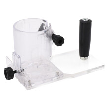 Power Tool Protective Shield Transparent Plastic Wear Resistant Woodworking Trimmer Base for Protection