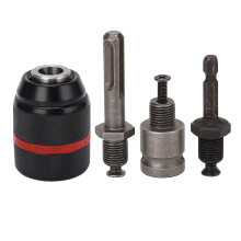 Drill Chuck Keyless Self Tightening 1/2in 2?13mm Clamping Range Quick Changing Tool Round 58mm Length