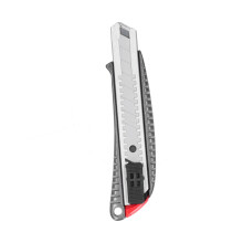 Hand Cutter Metal Retractable SelfLocking Paper Utility Knife Metal Cutting Tool 18mm Wide