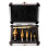 5Pcs Step Drill Bit HSS Ti Coated Triangular Shank Power Tool Accessories with Center Punch 1