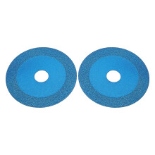 2Pcs Glass Cutting Disc Heat Resistant Incisive Diamond Saw Blade for Tile Ceramic Jadestone Dark Blue