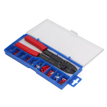 Wire Terminals Crimping Tool PVC Insulated Terminal Crimper Kit for Stripper Wiring Projects