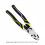 Multi Functional Pliers Effort Saving Cutting Crimping Wire Stripper Pliers Yellow 9in 1