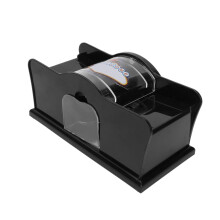 1?2 Deck Manual Card Shuffler Poker Playing Card Casino Card Manual Shuffler ToolBlack