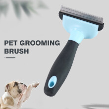 Pet Groom Brush Effectively Reduces Shedding by up to 95% Removes Tangled Hair Professional Deshedding Tool Cleaning Slicker Brush for Dogs Cats