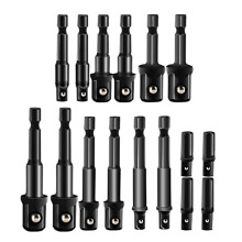16PCS Impact Extension & Socket Adapter Connecting Rod H-ex Shank Drill Extension Bit Socket Set Kit Portable