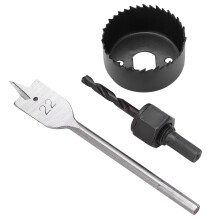 3Pcs Lock Installation Kit High Carbon Steel Hand Tool HRC48?50 with 6mm Drill Bit