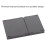 Portable Bluetooth Folding Keyboard 63 Keys with TouchPad, Rechargeable, Black 7