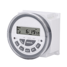 Digital Timer 1 Min to 168 Hours 7 Day Timer Switch 10A DC12V Input LCD Display Time Controller