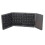 Portable Bluetooth Folding Keyboard 63 Keys with TouchPad, Rechargeable, Black 15