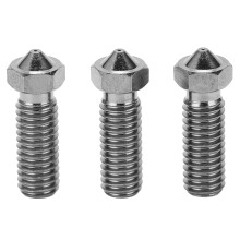3Pcs Hardened Steel Volcano Nozzle High Temperature 3D Printing Extruder Print Head 1.75mm M60.6mm