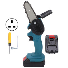 Mini Hand Saw 4in Portable Electronic 1?Handed Trimming Tool Chainsaw with Brush