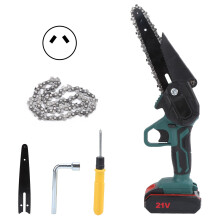 Mini Electric Chainsaw 550W 21V Garden Trimming 1 Lithium Battery 1 Charge 6in L