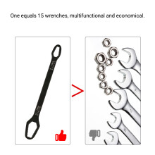 5/16-7/8 Inch Double End Wrench Multifunctional Universal Wrench 8mm-22mm Self-tightening Universal Spanner Repair Tools